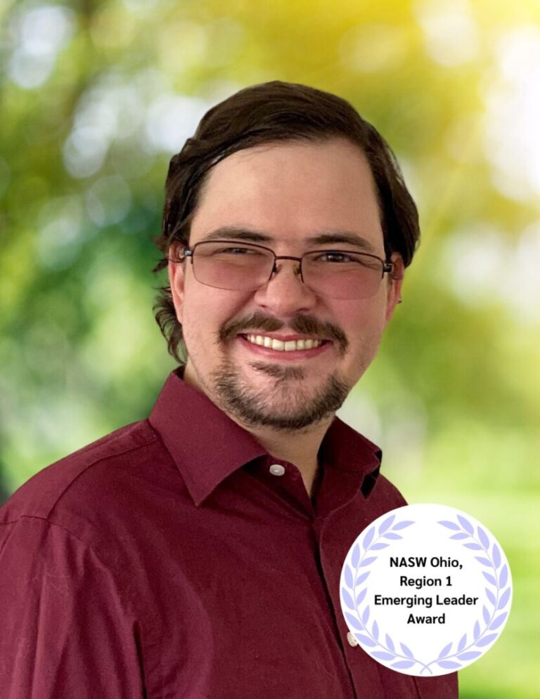 Headshot of Troy Dyer, MSW, LISW (Ohio), Therapist and NASW Emerging Leader Award winner