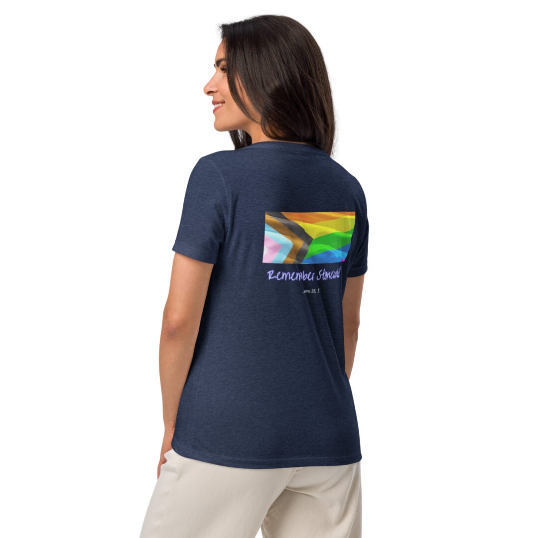 Remember Stonewall - Women’s relaxed v-neck t-shirt - Image 8