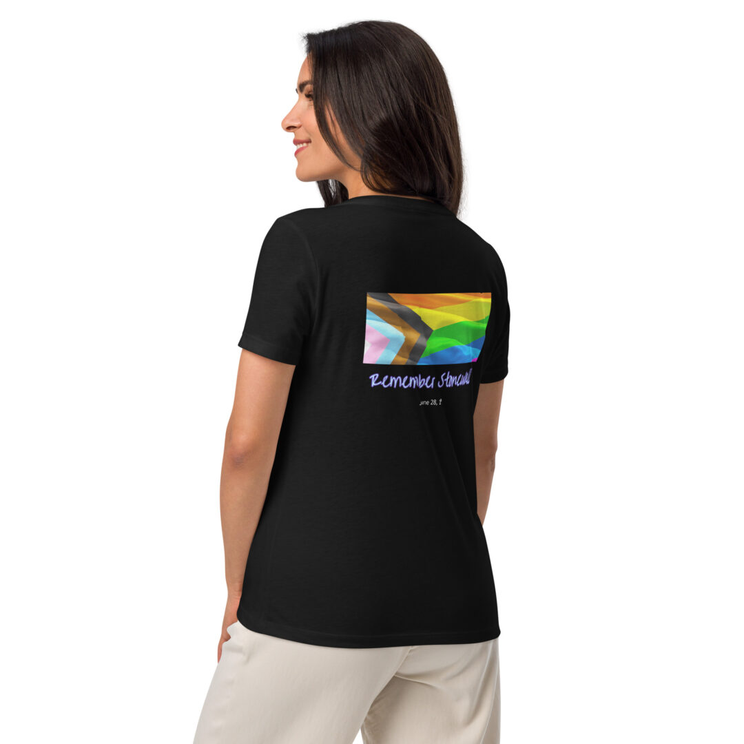 Remember Stonewall - Women’s relaxed v-neck t-shirt - Image 10
