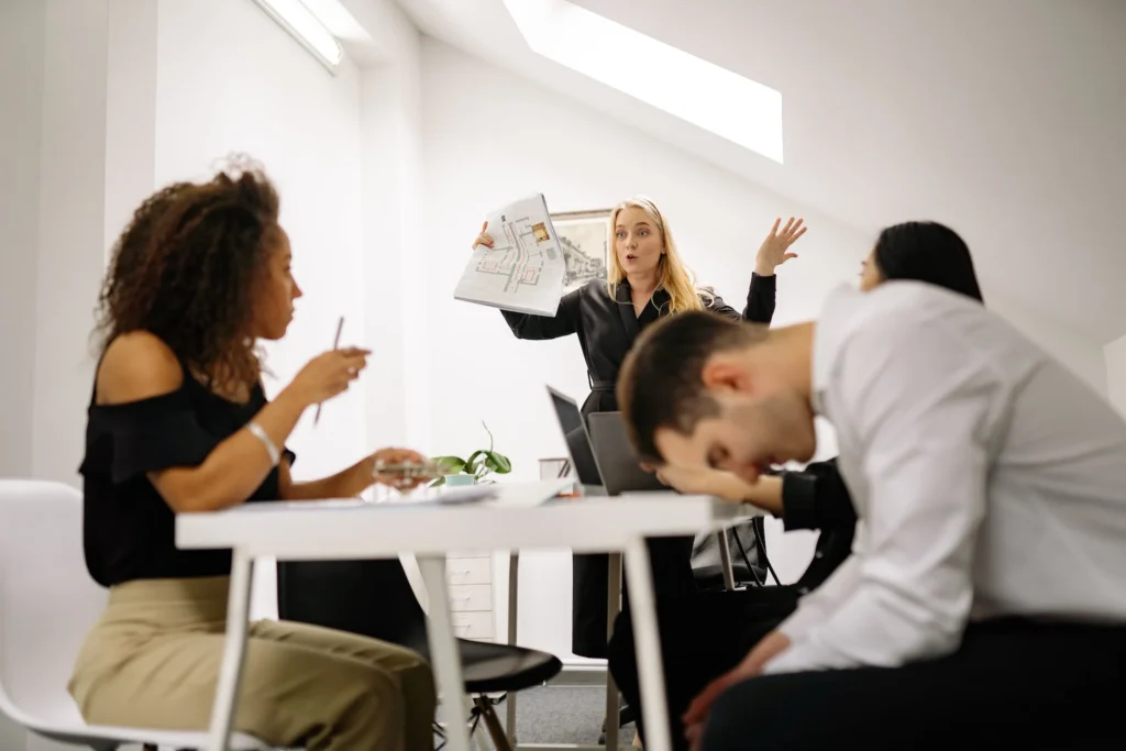 Individual practicing stress management techniques to overcome work-related stress.