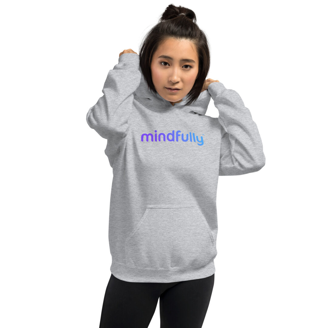 Mindfully Purple Logo Unisex Hoodie