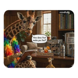 Dr Winifred, Giraffe Therapist Mouse pad
