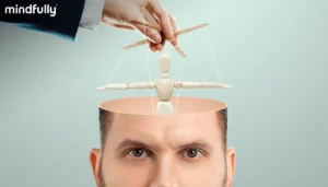 Person reflecting on self-awareness and behaviors to determine if they are manipulative