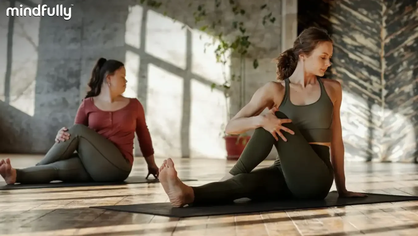 Person preparing to start yoga with tips on getting ready and making the most of their practice.
