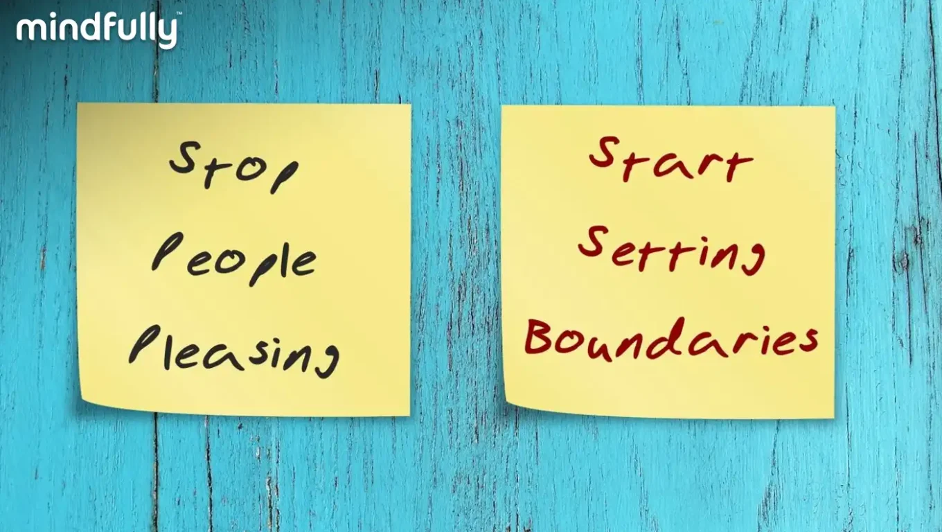 Person distinguishing between genuine kindness and people-pleasing behaviors in interactions.