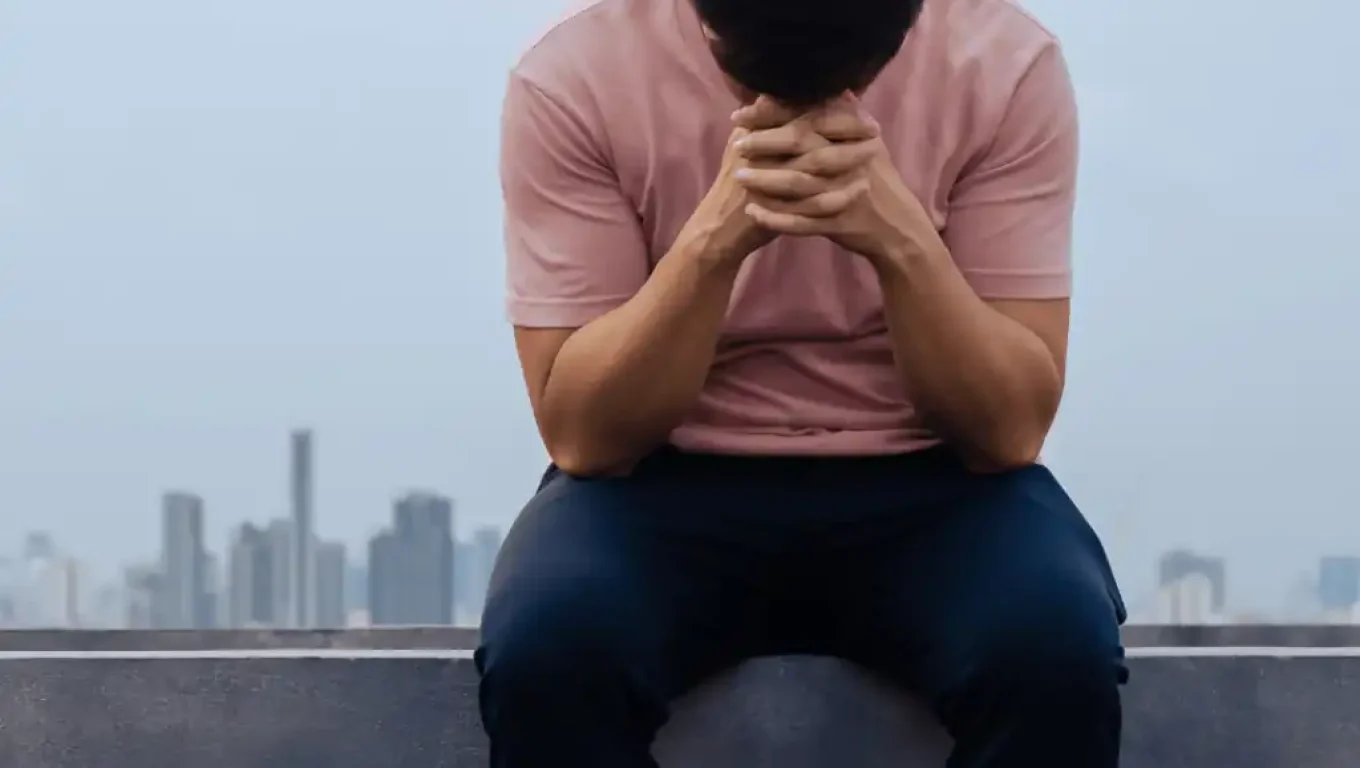 Person deep in thought