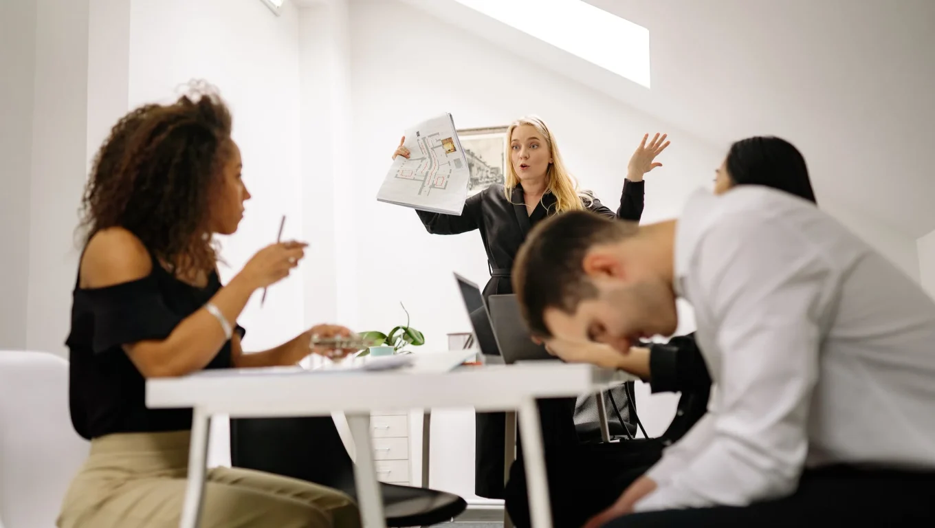Individual practicing stress management techniques to overcome work-related stress.